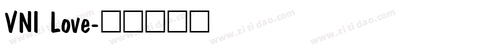VNI Love字体转换